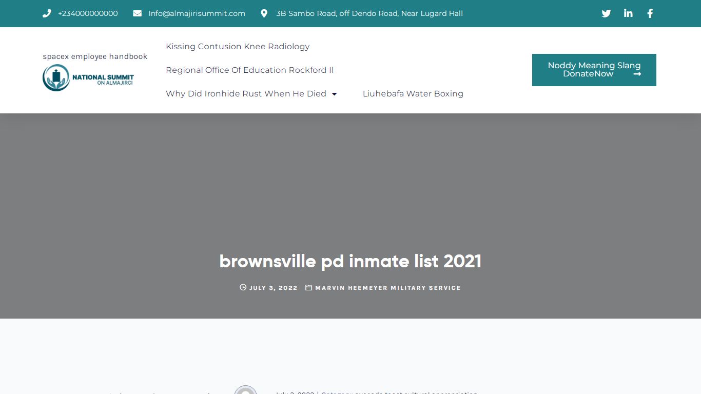 brownsville pd inmate list 2021 - almajirisummit.com